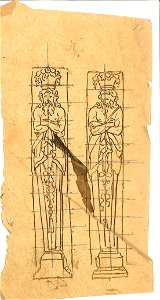 Design for two Hermai by Kunstwerkplaatsen Cuypers & Co. Cuypershuis 0682f