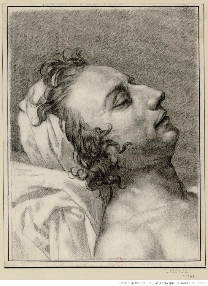 Dessiné par David, terminé par Meynier - Le Pelletier de Saint-Fargeau, mort, btv1b84117766, vue 1