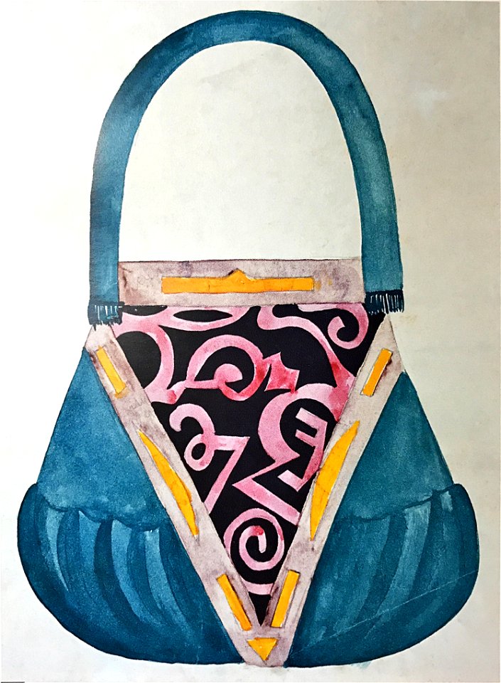 Design of Women Bag (Rozanova, 1917) 1
