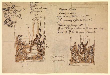 Designs for the east wall RMG L9641