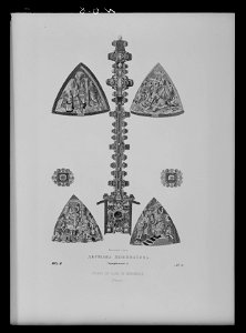 Detaljer Monomach-riksäpplet ur Drevnosti rossijskago... Moskwa 1851 vol. 2 - Livrustkammaren - 61576
