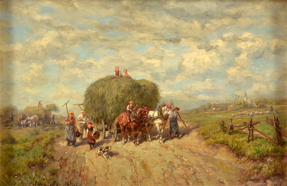 Desiré Thomassin Nach der Heuernte