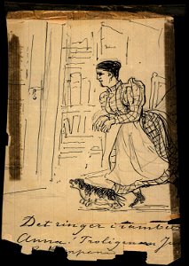 Det ringer i tamburen Anna! Fritz von Dardel - Nordiska Museet - NMA.0035975