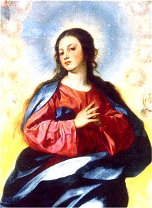 Detalle de la Inmaculada Concepción de Alonso Cano. Free illustration for personal and commercial use.