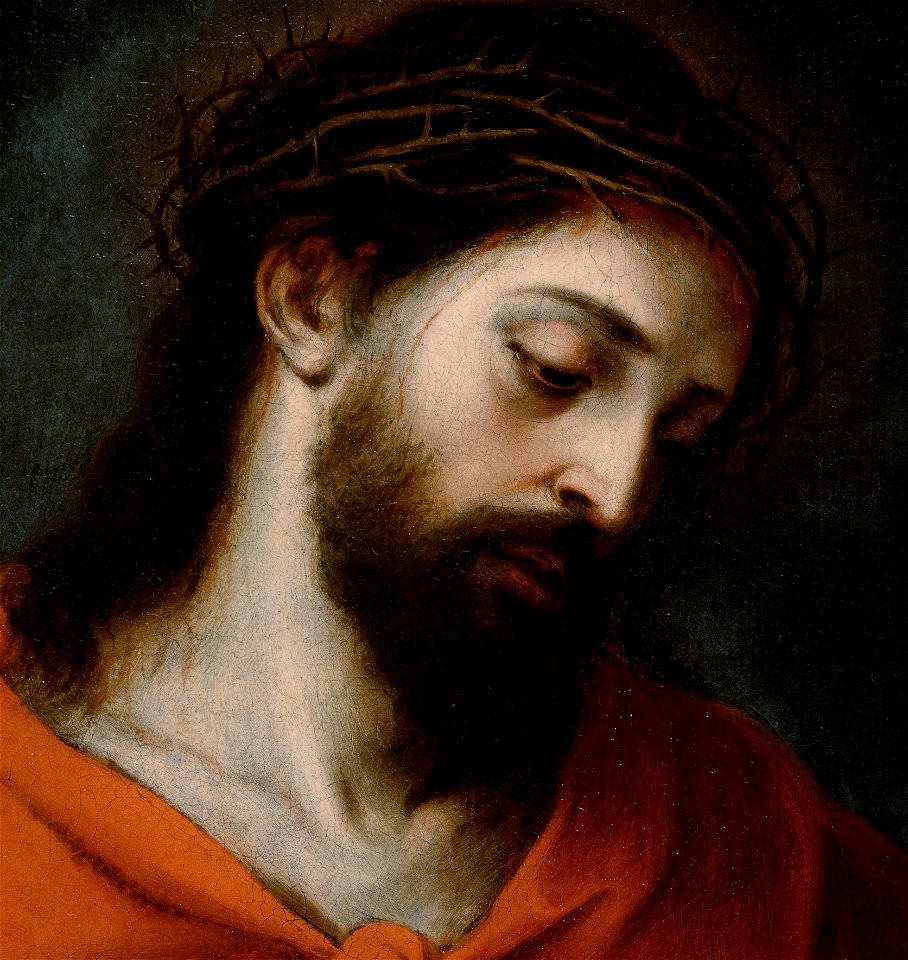 Detalle del Ecce Homo de Murillo (Museo del Prado)
