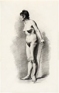 Desnudo femenino. Academia - Rafael Romero de Torres