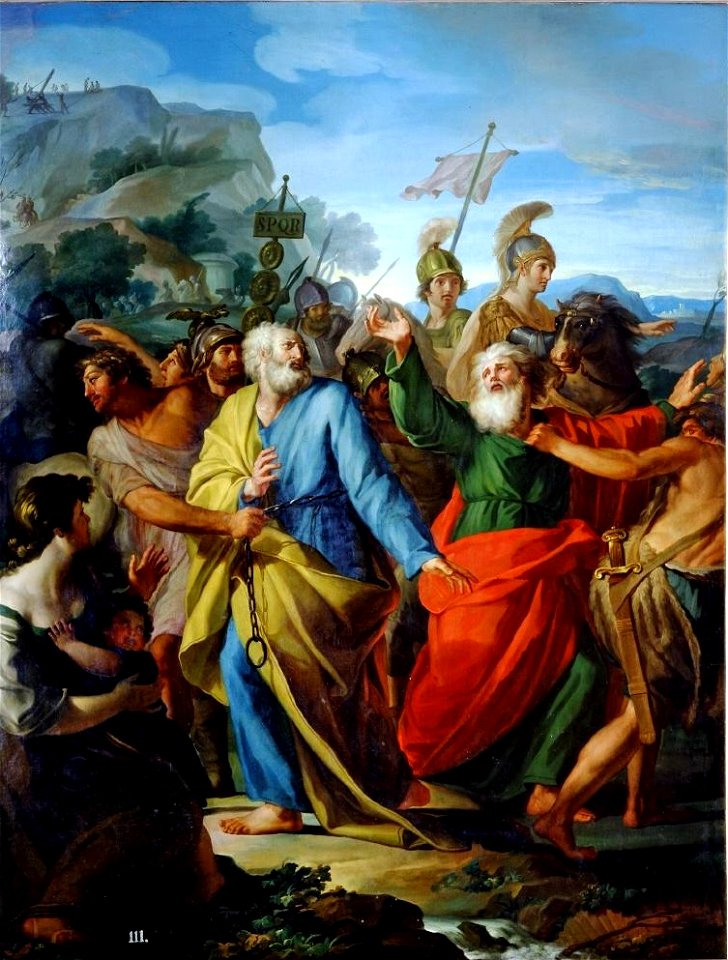 Despedida de San Pedro y San Pablo, de Agustín Navarro (Real Academia de Bellas Artes de San Fernando)