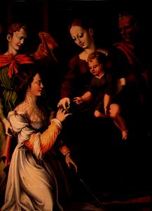 Desposorios místicos de Santa Catalina, de Jerónimo Cósida (Museo Lázaro Galdiano, Madrid)