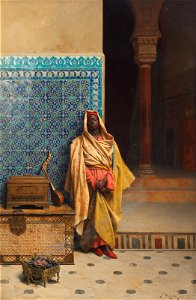 At the Mosque - Ludwig Deutsch - 1895