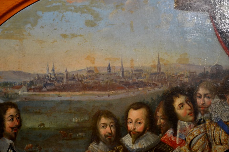 Detail de Louis XIII recevant les clefs de la ville de Caen