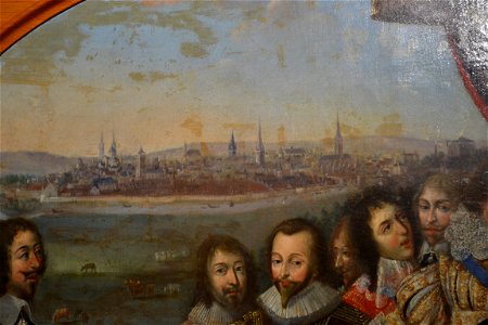 Detail de Louis XIII recevant les clefs de la ville de Caen