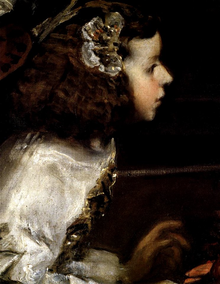 Detail of girl in Las Meninas, by Diego Velázquez