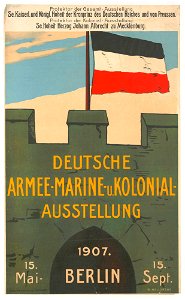 Deutsche Armee-, Marine- und Kolonial-Ausstellung 1907 Plakat