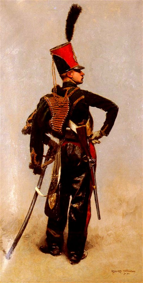 Detaille - A Rank Soldier of the 7th Hussar Regiment