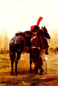 Detaille - Artillerie à cheval de la Garde Imperiale