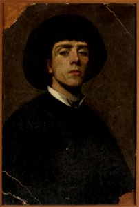 Dobiesław Królikowski - Self-portrait - MP 2303 MNW - National Museum in Warsaw