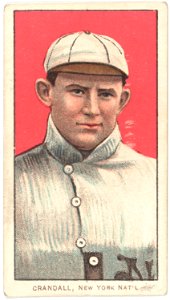Doc Crandall, New York Giants, baseball card portrait LCCN2008676476