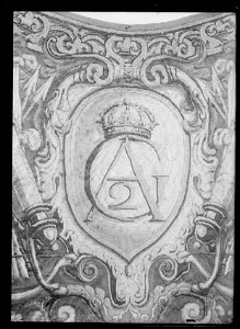 Detalj, namnchiffer, schabrak - Livrustkammaren - 43111