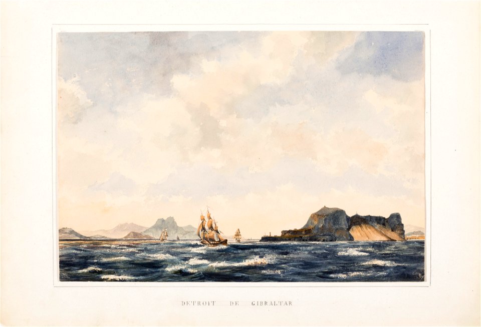 Detroit de Gibraltar, da Coleção Brasiliana Iconográfica