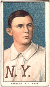 Doc Crandall, New York Giants, baseball card portrait LCCN2008676475