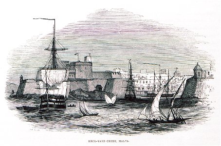 Dock-Yard Creek, Malta - Allan John H - 1843