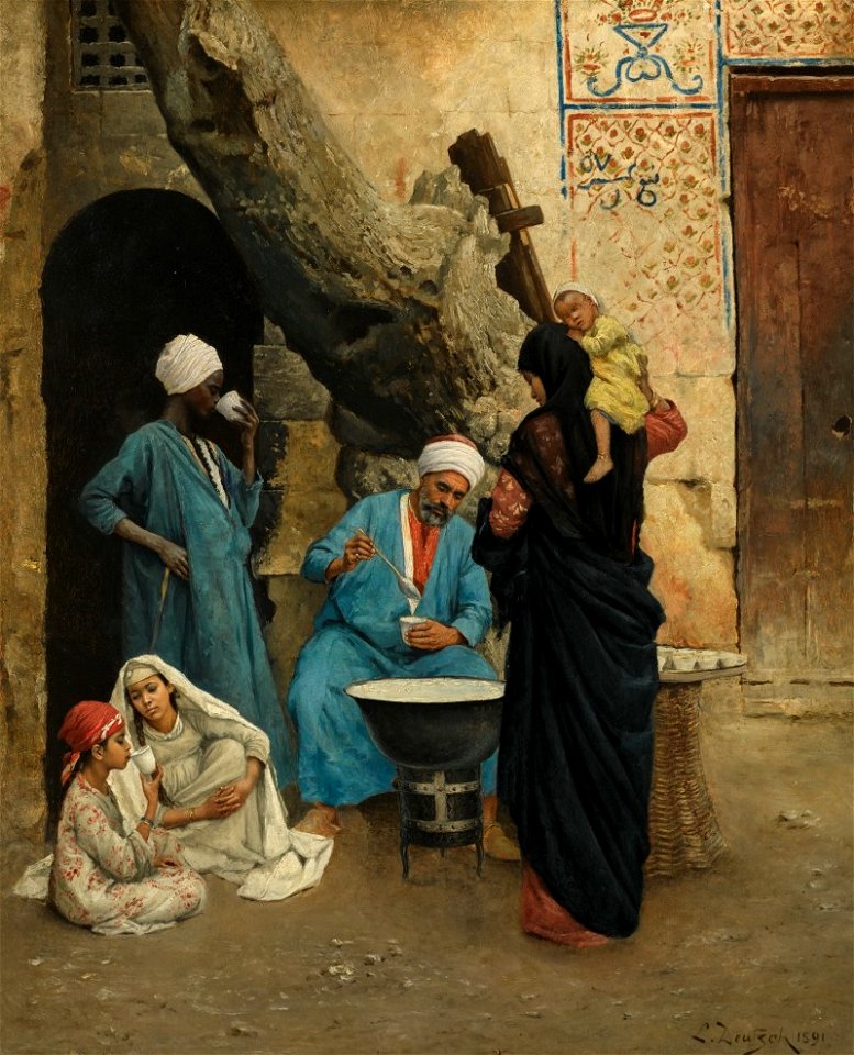A Refreshing Drink by Ludwig Deutsch