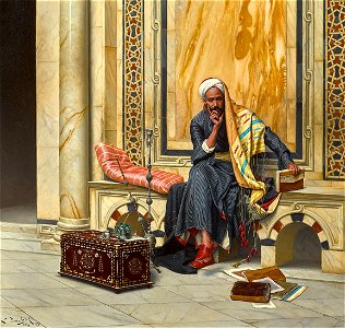 The Scribe by Ludwig Deutsch, 1894