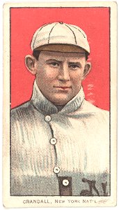 Doc Crandall, New York Giants, baseball card portrait LCCN2008676476