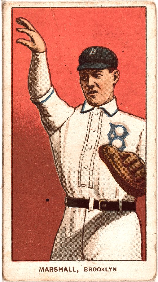 Doc Marshall, Brooklyn Superbas, baseball card portrait LCCN2008675157