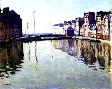 Dock at Havre Albert Marquet (1906)