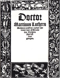Doctor Martinus Luthers Antwort