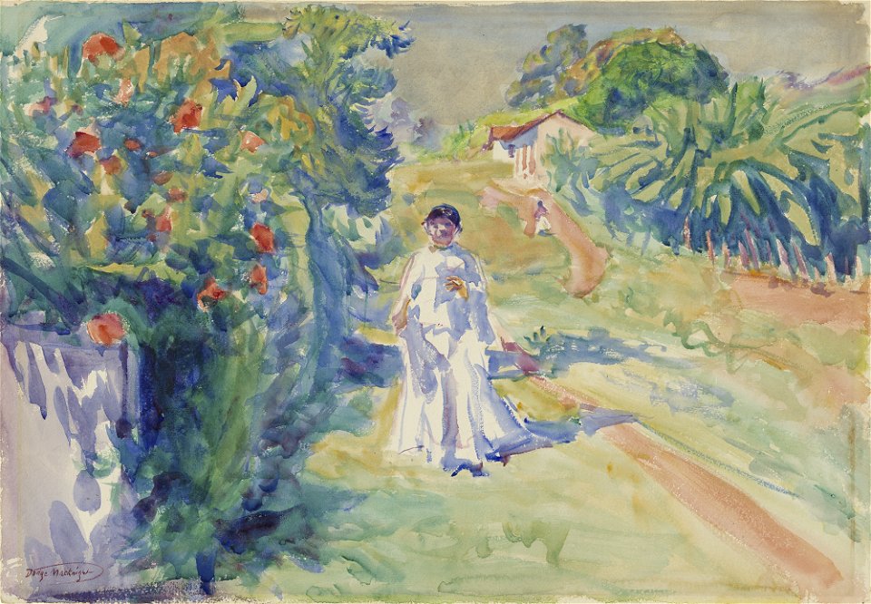Dodge MacKnight - A Woman in a Lane - P11e3 - Isabella Stewart Gardner Museum