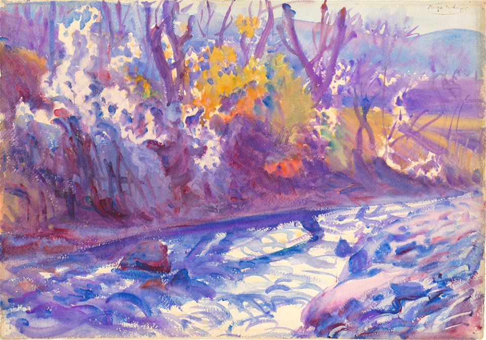 Dodge MacKnight - The Stream, Valserres - P11s1 - Isabella Stewart Gardner Museum