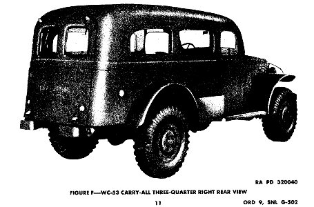 Dodge WC-53 CarryAll right rear from TM9-808