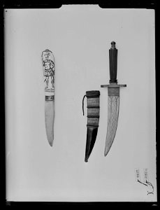 Dolk, fäste och klinga ej ursprungligen samhörande. 1800-tal - Livrustkammaren - 62133