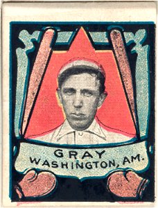 Dolly Gray, Washington Nationals, baseball card portrait LCCN2007683857