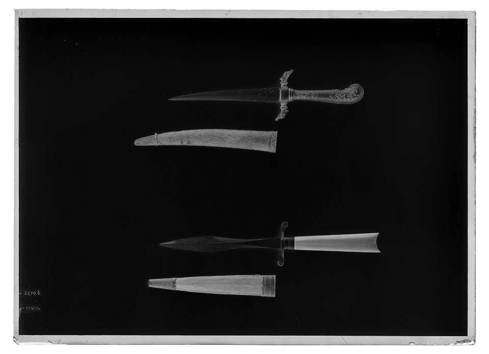Dolk , 1800-talet - Livrustkammaren - 43291-negative