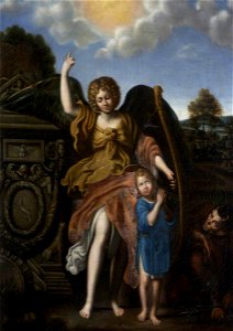 Domenichino (1581-1641) (after) - Tobias and the Angel - 987429 - National Trust. Free illustration for personal and commercial use.
