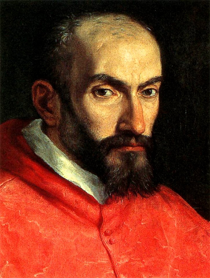 Domenichino - Portrait of Cardinal Agucchi (detail) - WGA06385
