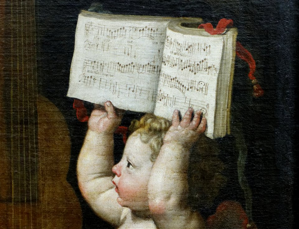 Domenichino - Saint Cecilia Playing the Viol 06