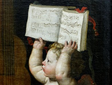 Domenichino - Saint Cecilia Playing the Viol 06