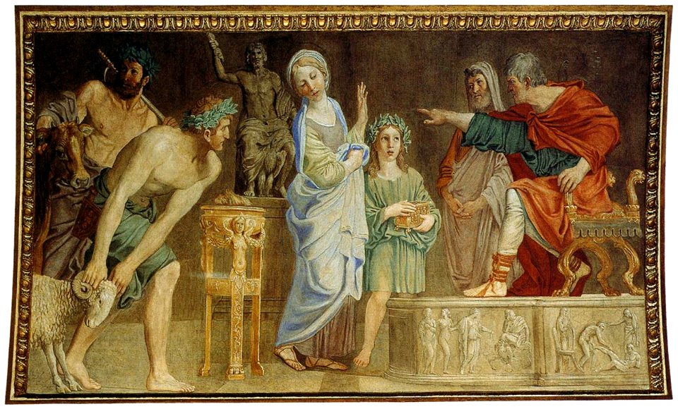 Domenichino - St Cecilia before the Judge - WGA06407