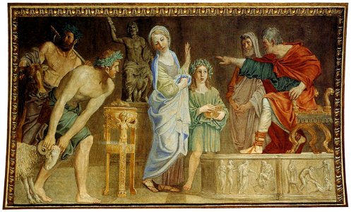 Domenichino - St Cecilia before the Judge - WGA06407