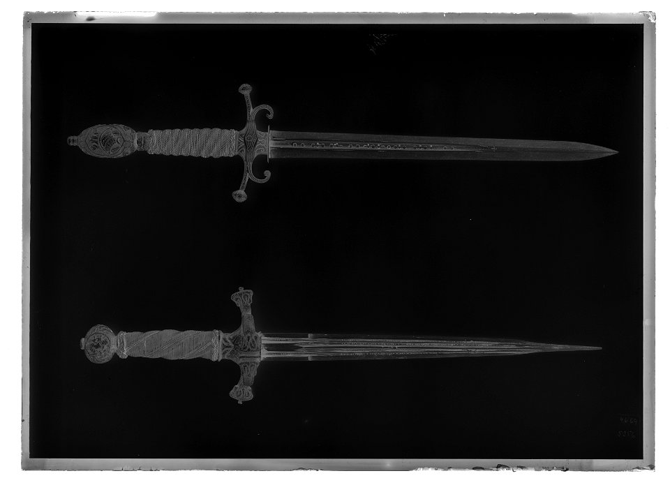 Dolk, imitation, Tyskland 1840-talet - Livrustkammaren - 51852-negative