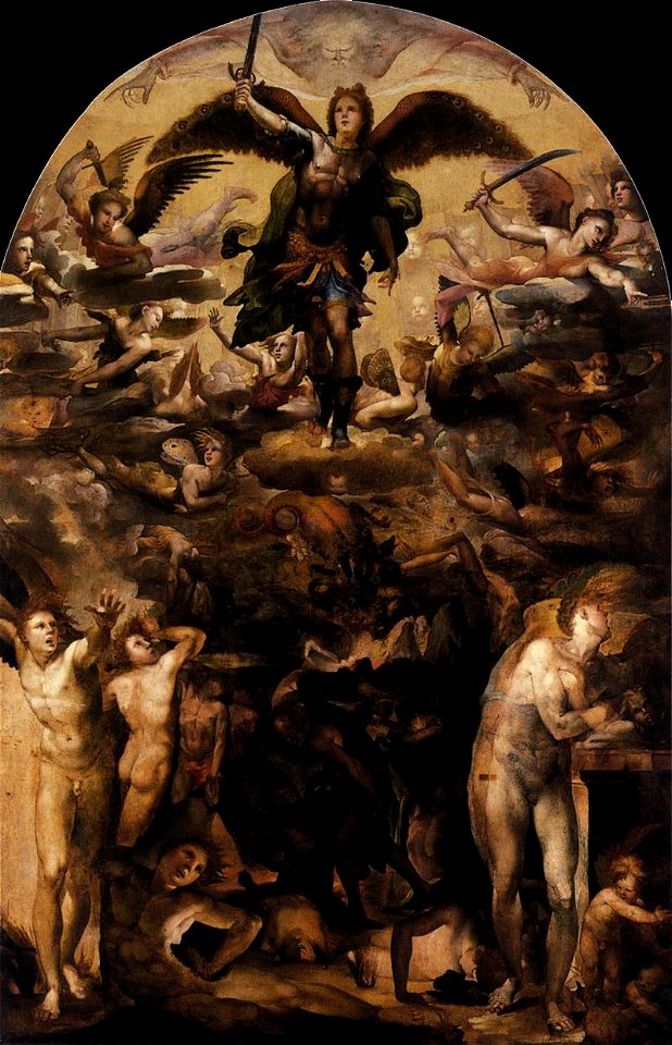 Domenico Beccafumi - Fall of the Rebel Angels - WGA01545