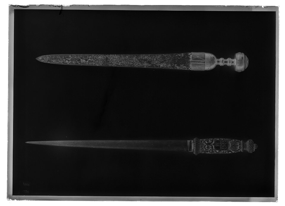 Dolk, 1800-tal - Livrustkammaren - 17611-negative
