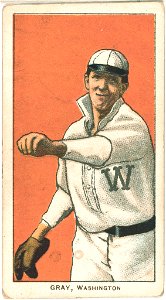 Dolly Gray, Washington Nationals, baseball card portrait LCCN2008676853