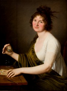 Domenico del Frate - Portrait of Waleria Tarnowska née Stroynowska (1782–1849), Wife of Jan Feliks Tarnowski from 1800 - MNK XII-A-580 - National Museum Kraków
