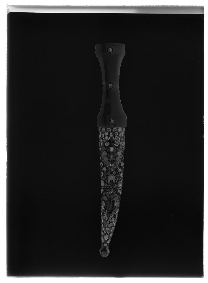 Dolk - jambyiah - Livrustkammaren - 43690-negative