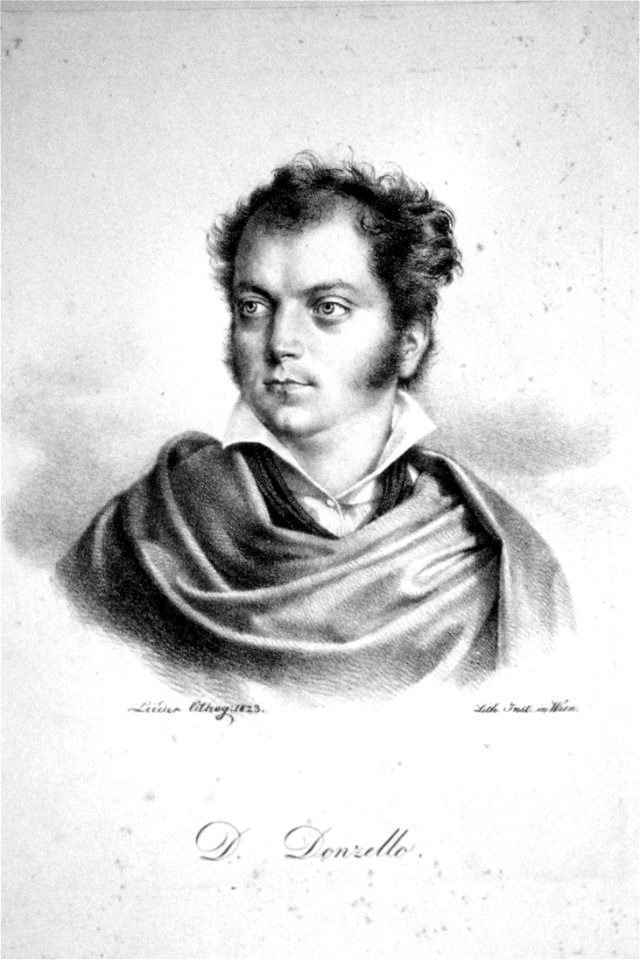 Domenico Donzelli 1823 Litho